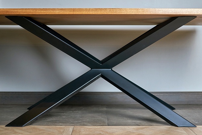 X shape table stand