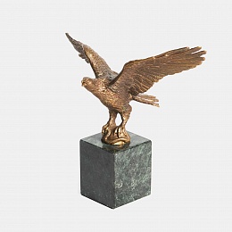 Sculpture in bronze and serpentineNox