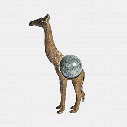 Sculpture in bronze and serpentineYaspis